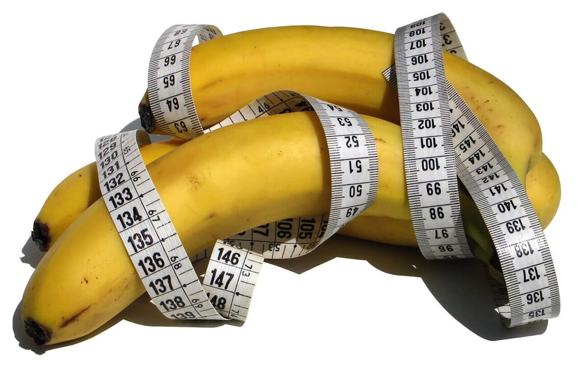 Penis increase - cm on banana