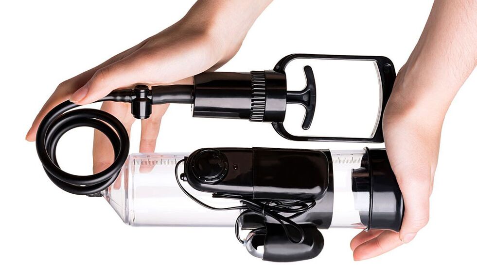 Vacuum pumps help enlarge the penis and enhance erections.